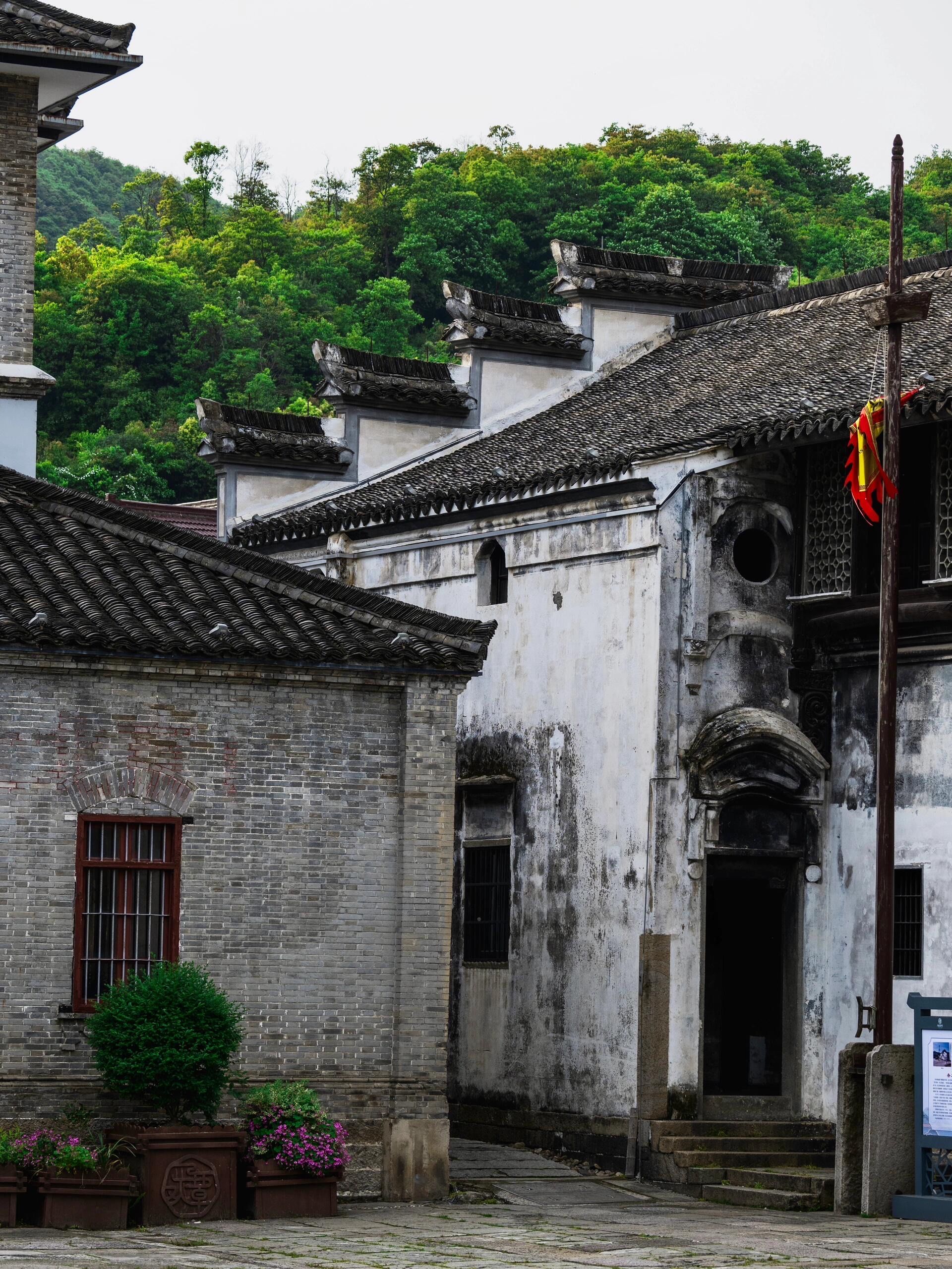 杭州还藏着一个小众没人的古镇7215萧山欢潭村