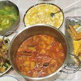 因为是北方人，会做北方面食，自己做的丁丁炒面