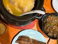 崂山泉水鸡-崂山水果园农家宴(泉水鸡店)