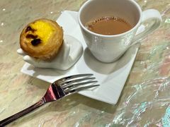 餐后葡挞配奶茶-8餐厅(新葡京酒店)