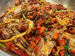 主打的干锅鸭头-安诚居干锅鸭头(八角店)