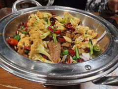 干锅菜花-老兰家传统烧烤炒菜泡馍(小南门店)