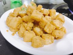 咸蛋黄炒茄子-李师傅脆肚(梅林店)