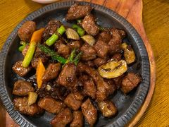 生炒黑椒牛肉粒-日昌餐馆(亦庄店)