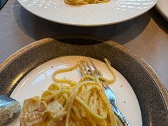 奶油烟肉汁面-德大西餐社