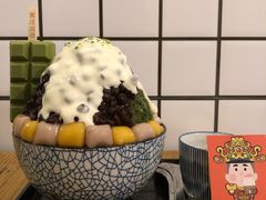 日式抹茶生乳かき氷-WONDER ICE 萬得冰田(建設路总店)