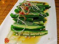 白灼秋葵-西域阿里马新疆菜·清真(桂花路店)