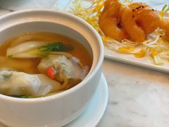 菜胆云吞炖鸡-唐阁海景中餐厅·早茶·粤菜•生日聚餐(海口朗廷酒店)