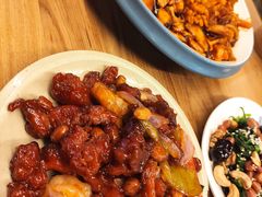 椒香虾仁爆鸡球-陈傻子餐厅(世纪都会店)
