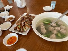 上汤浸手工自制猪肉丸-大地土窑菜馆·特色罗浮农家菜(罗浮山景区店)