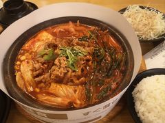 辣白菜肥牛定食-雷门拉面·现熬骨汤(凯德来福士店)