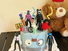 -咖咖熊蛋糕定制·英国蓝风车动物性淡奶油