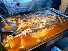 -探鱼·鲜青椒爽麻烤鱼(东城万达广场店)