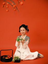 -后宫·古装汉服京剧儿童亲子全家福摄影