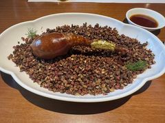 脆皮花胶酿鸽腿-觀芷隐轩