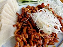 经典京酱肉丝-时光乌托邦空中花园餐厅川味·融合菜(幸福广场店)