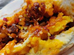 -清真马乐贝腊牛肉蛋黄菜夹馍(马蓉洒金桥店)