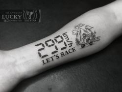 -幸运7纹身刺青Lucky7tattoo