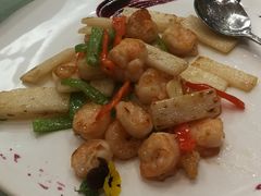 山药炒虾-山水宾馆-中餐厅