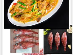 家烧虎头鱼-海味鲜温州家常菜