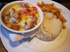 焗烤鸡肉饭套餐-勺园西餐厅