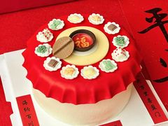 -咖咖熊蛋糕定制·蓝风车动物奶油