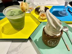 饼干杯桂花冰淇淋-茶是一枝花泡茶店