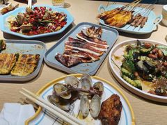 -街角等你.大连海鲜烧烤.经典铁板海鲜串(西安路店)