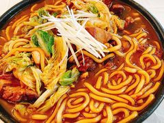 砂锅猪肉炖清水粉条-百花人家(清水田园店)