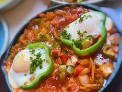 Shakshuka&nbsp;Eggs&nbsp;铁板沙苏卡鸡蛋-La Medina餐厅(亮马河南路店)