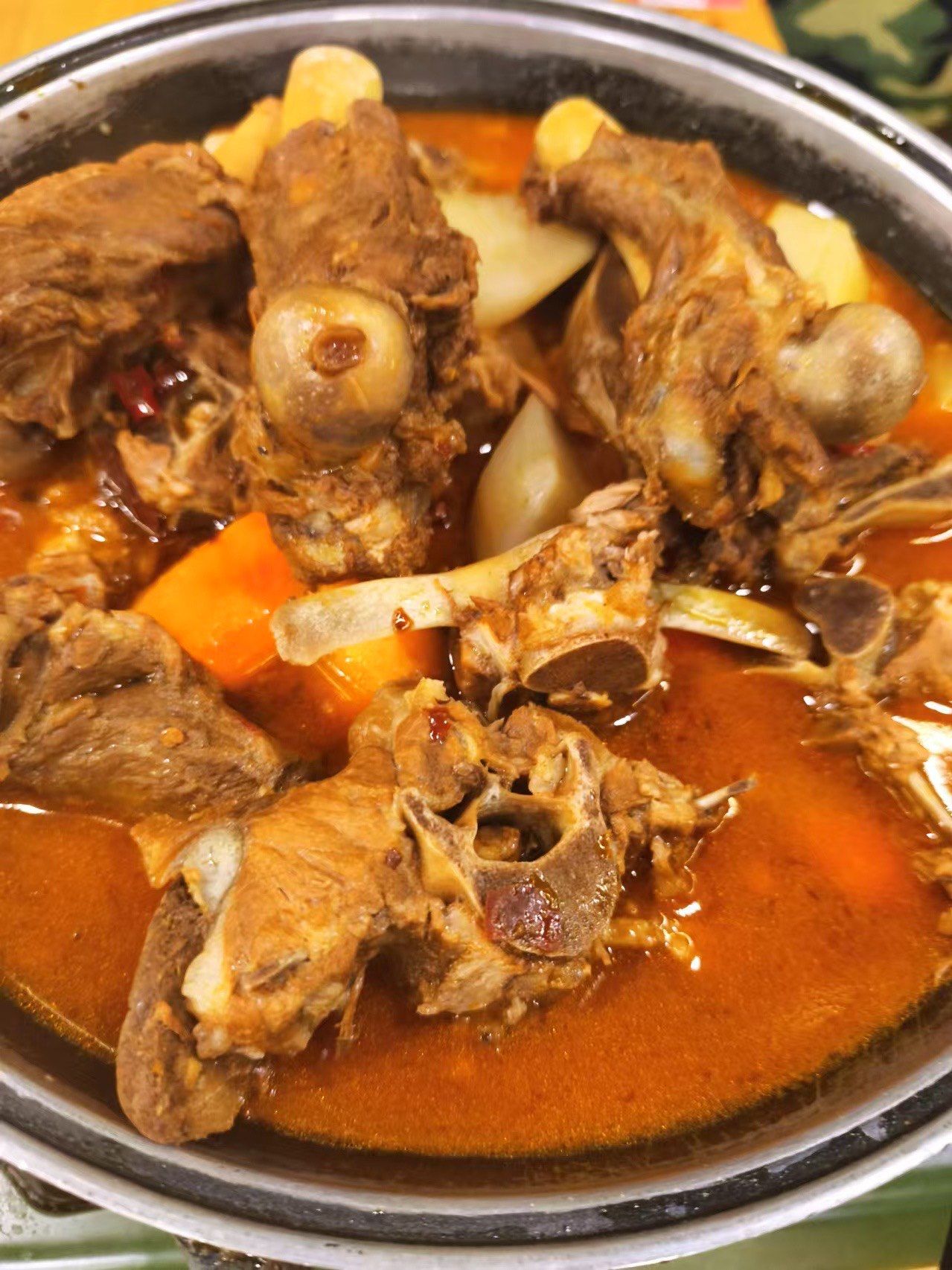 哇!在战档居然可以吃到这么好吃的羊拐筋!