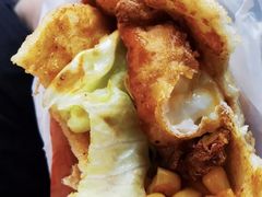 -小红车炸蛋葱油饼