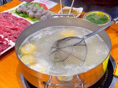 牛骨浓汤锅底-大吉利·潮汕鲜牛肉火锅(西安店)