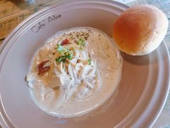 蘑菇奶油意大利面-Cafe Alice咖啡爱丽丝(奥城店)