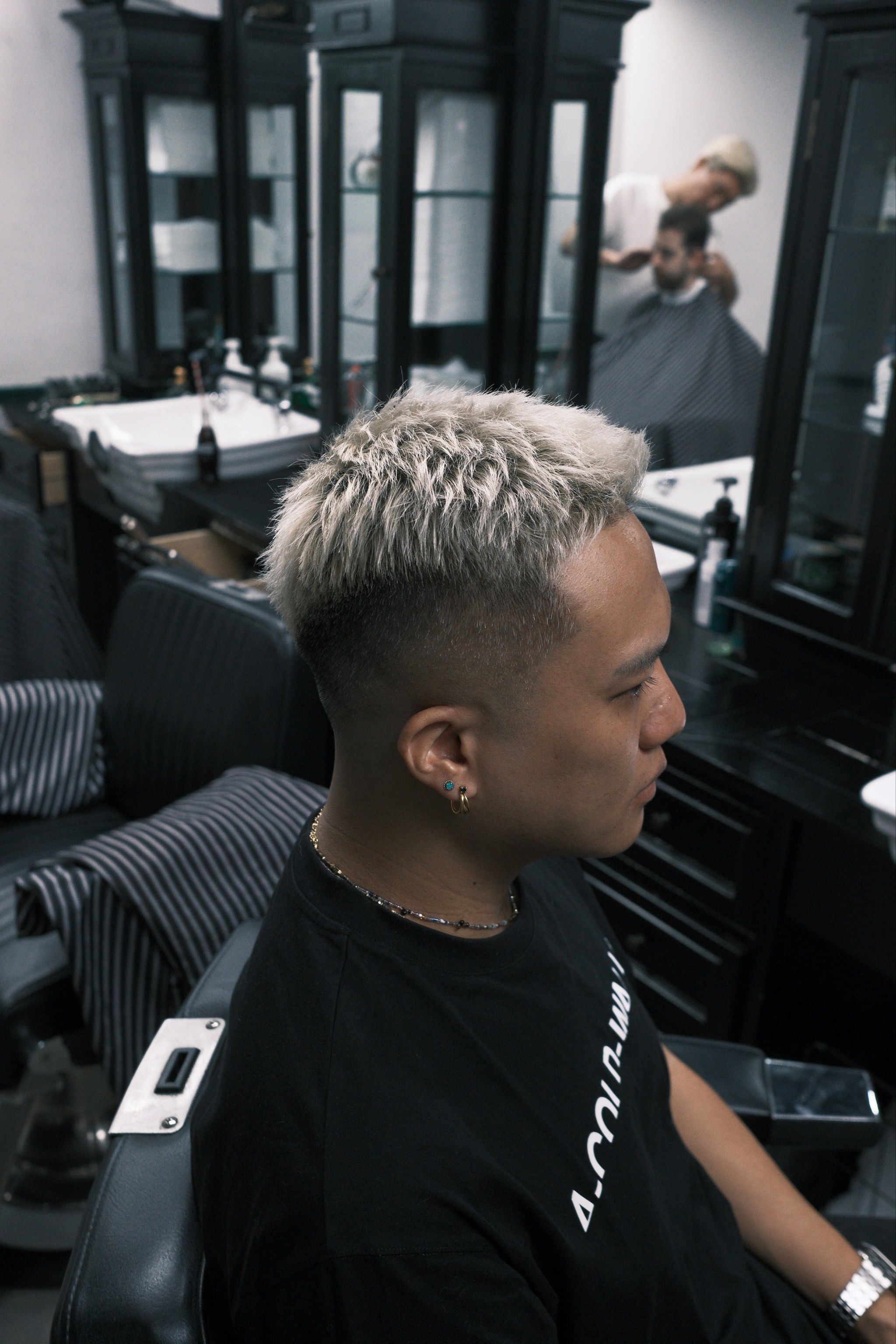 短发染完白发真的太帅了快去冲这家店 技术强