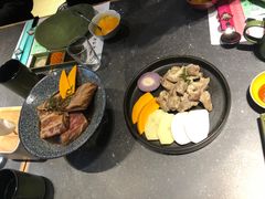 烤牛肠-草家酱蟹炭火烤肉店(珲春南路一店)