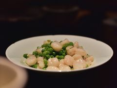 河虾仁炒小豌豆-庐灶江南·江南菜·四合院Bistro(东直门雍和宫·原华侨宾馆店)