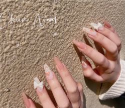 -孔雀手美甲美睫护理