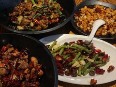 干煸豆角-禧福徕盆盆香川菜馆