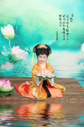 -后宫·古装汉服京剧儿童亲子全家福摄影
