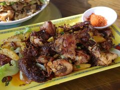 烤鸡-四姑娘山阿巴郎·藏式花园餐厅