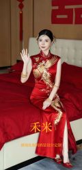 -禾米旗袍妈妈装礼服定制(嘉业国贸店)