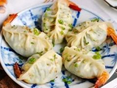 韭菜鸡蛋煎饺-华中科技大学东三学生食堂
