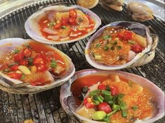 -围炉肉舍•炭烤活鳗•丹东海鲜烤肉(步行街店)