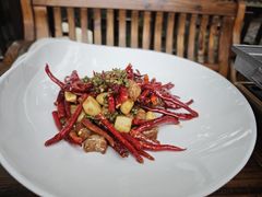 丘比椒香麻牛柳粒-悦真雅院·四合院·清真私房菜(雍和宫店)