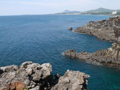 中文大浦海岸柱状节理带-柱状节理带