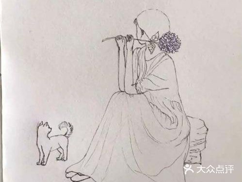 一人一狗🐶遥望着星空⭐