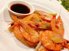 姜葱白灼基围虾-恰恰餐厅(硕和生活广场店)
