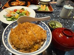 滑蛋猪排定食-蘭·日本料理铁板烧(碧云路店)