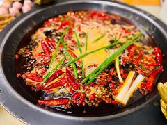 纯牛油锅底-黄潇洒老火锅(九眼桥宏济巷店)